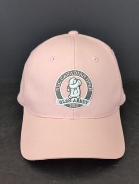 Level Wear, Woman's Light Pink RBC Canadian Open Glen Abby 2018 Golf Hat.